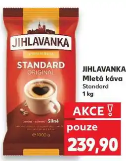 Kaufland JIHLAVANKA Mletá káva Standard 1 kg nabídka