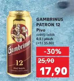 Kaufland Gambrinus Patron 12 nabídka