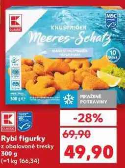 Kaufland Rybí figurky z obalované tresky nabídka