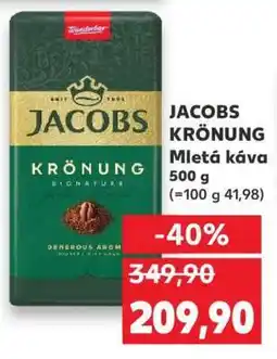 Kaufland JACOBS KRÖNUNG Mletá káva 500 g nabídka