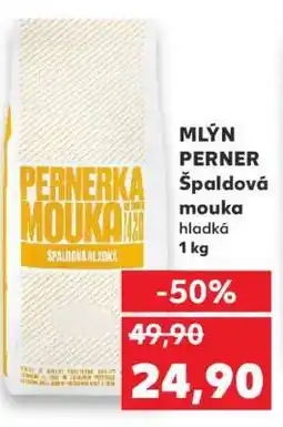 Kaufland MLÝN PERNER Špaldová mouka hladká 1 kg nabídka