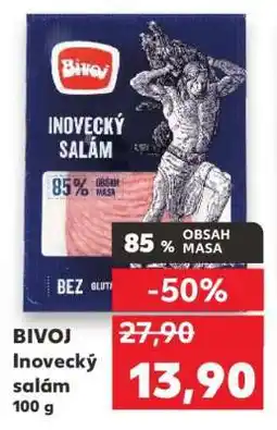Kaufland BIVOJ Inovecký salám 100 g nabídka