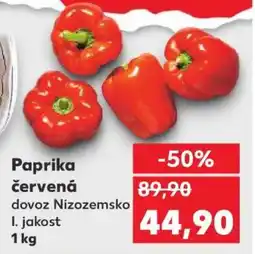 Kaufland Paprika červená nabídka