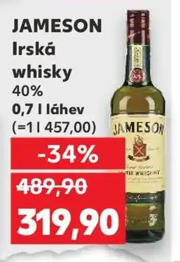 Kaufland Jameson irská whisky nabídka