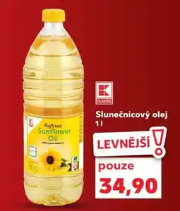 Kaufland Slunečnicový olej 1l nabídka