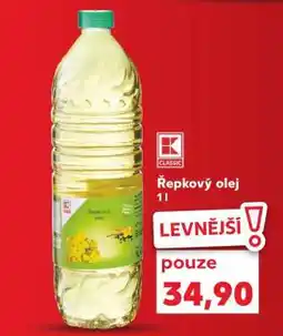 Kaufland Řepkový olej 1l nabídka