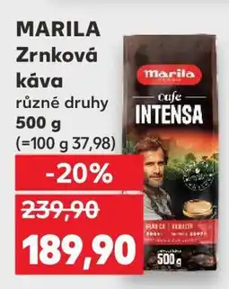 Kaufland Marila zrnková káva nabídka
