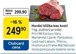 Tesco Hovězí kližka bez kosti nabídka