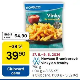 Tesco Nowaco Bramborové vinky do trouby nabídka