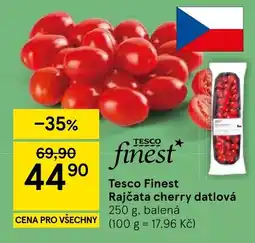 Tesco Tesco Finest Rajčata cherry datlová nabídka