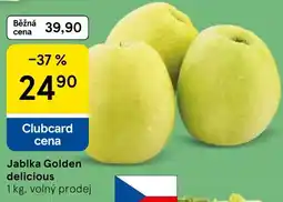 Tesco Jablka Golden delicious volný prodej nabídka