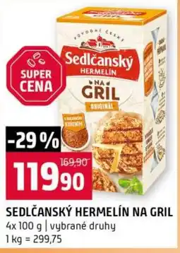 Terno Sedlčanský hermelín na gril nabídka