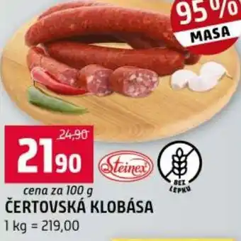 Terno Čertovská klobása nabídka