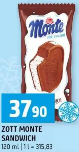Terno Zott monte sandwich nabídka