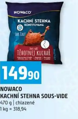 Terno Nowaco kachní stehna sous-vide nabídka