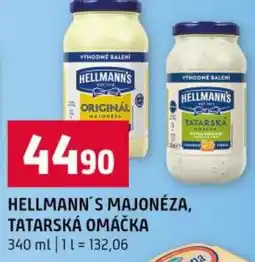 Terno Hellmann's majonéza, tatarská omáčka nabídka