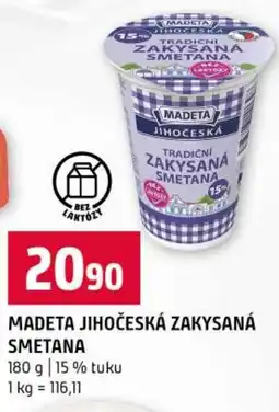 Terno Madeta jihočeská zakysaná smetana nabídka