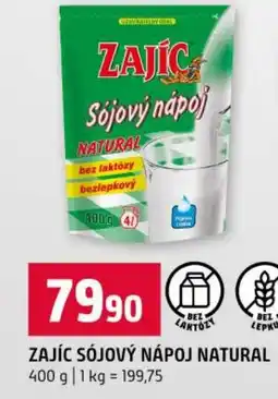 Terno Zajíc sójový nápoj natural nabídka