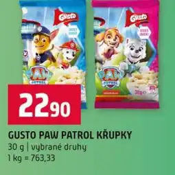 Terno Gusto paw patrol krupky nabídka