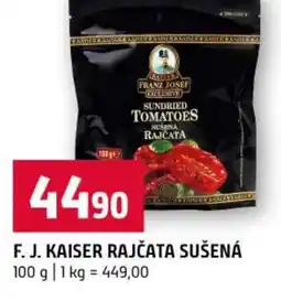 Terno F. J. Kaiser rajčata sušená nabídka