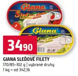 Terno Giana sleďové filety nabídka