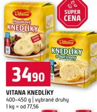 Terno Vitana knedlíky nabídka