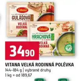 Terno Vitana velká rodinná polévka nabídka