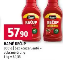 Terno Hamé kečup nabídka