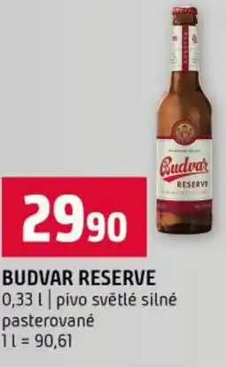 Terno Budvar reserve nabídka