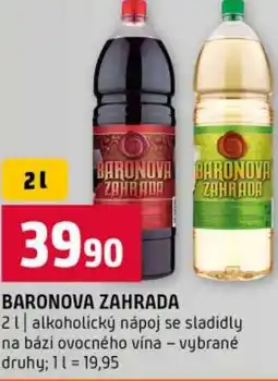 Terno Baronova zahrada nabídka