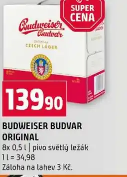 Terno Budweiser budvar original nabídka