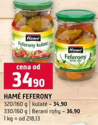 Terno Hamé feferony nabídka