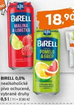 Terno Birell 0,0% nealkoholické pivo ochucené nabídka