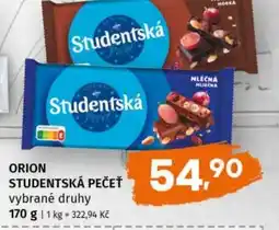 Terno Orion studentská pečeť nabídka