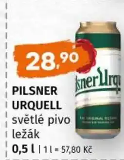 Terno Pilsner urquell světlé pivo ležák nabídka