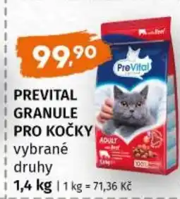 Terno Prevital granule pro kočky nabídka