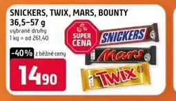 Terno Snickers, twix, mars, bounty nabídka