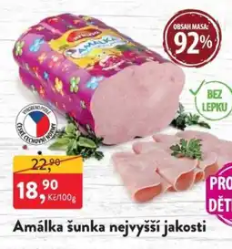 MP Krásno Amálka šunka nejvyšší jakosti nabídka