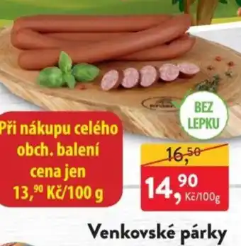 MP Krásno Venkovské párky nabídka