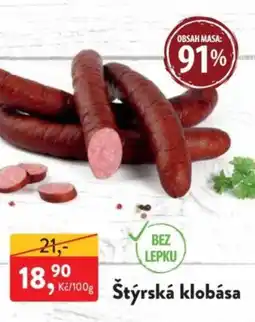 MP Krásno Štýrská klobása nabídka