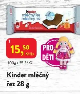 MP Krásno Kinder mléčný řez nabídka
