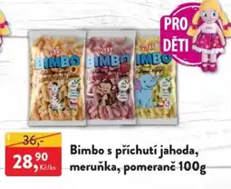 MP Krásno Bimbo s příchutí jahoda, meruňka, pomeranč nabídka