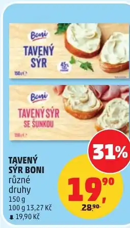 Penny Market Tavený sýr Boni nabídka