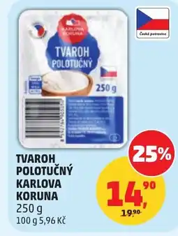 Penny Market Tvaroh polotučný karlova koruna nabídka