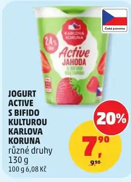 Penny Market Jogurt active s bifido kulturou karlova koruna nabídka