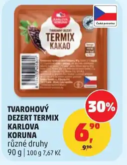 Penny Market Tvarohový dezert termix karlova koruna nabídka