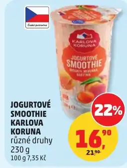 Penny Market Jogurtové smoothie karlova koruna nabídka