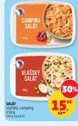 Penny Market Salát vlašský, camping nabídka