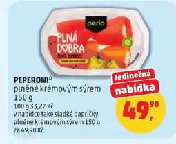 Penny Market Peperoni plněné krémovým sýrem nabídka