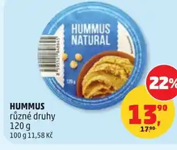 Penny Market Hummus nabídka